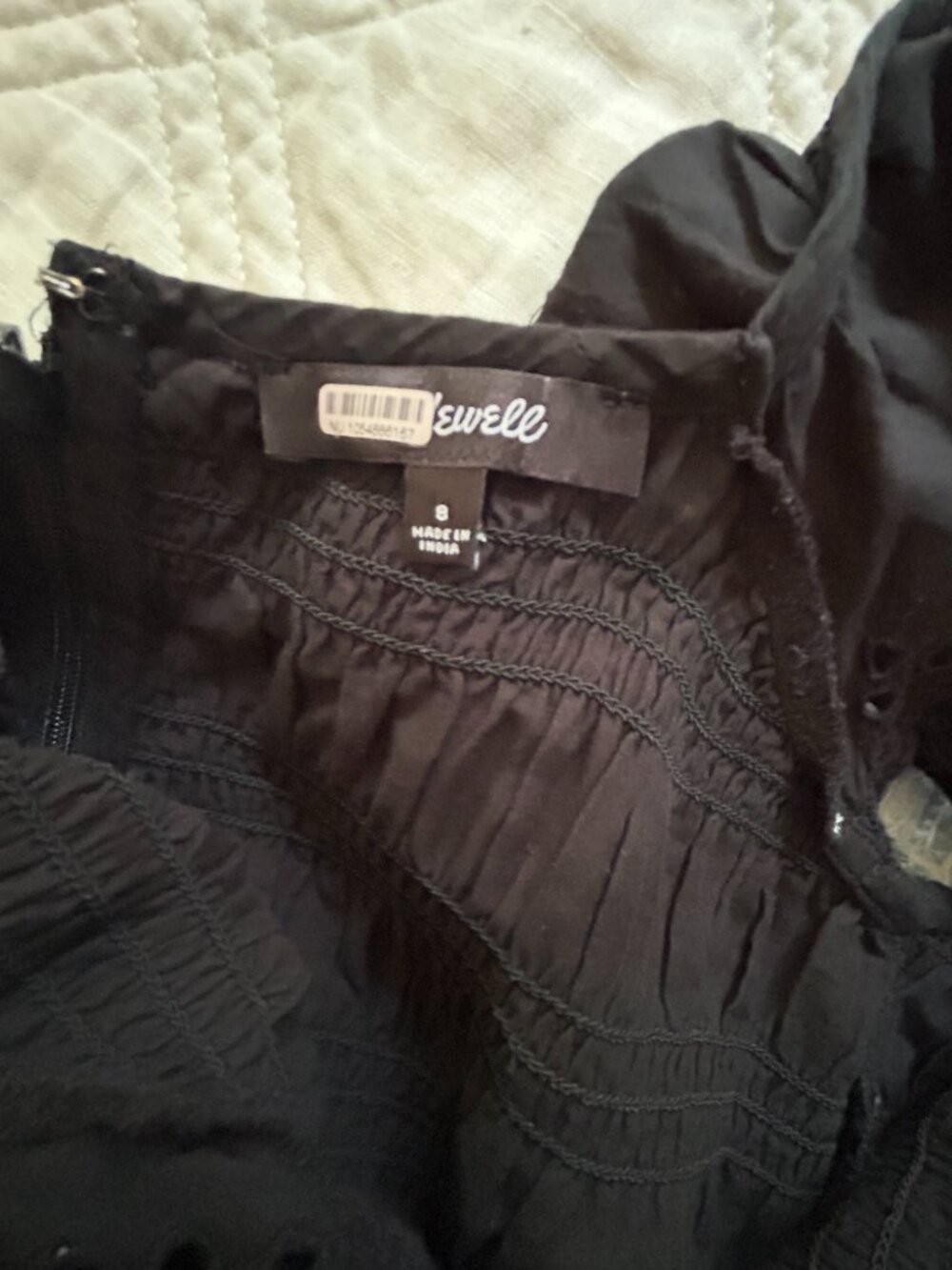 Madewell Madilynn Ruffle Neck Lucie Dress - Picture 9 of 9